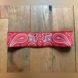 Halo Red Paisley Headband